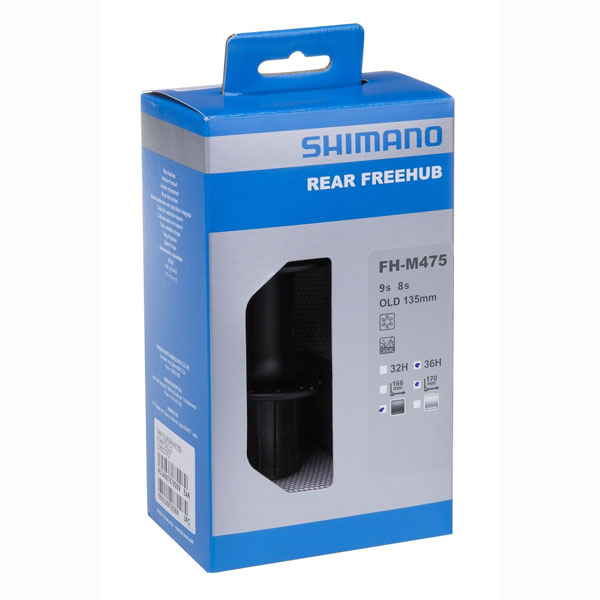 Hub Shimano FHM475 32H Rear Only